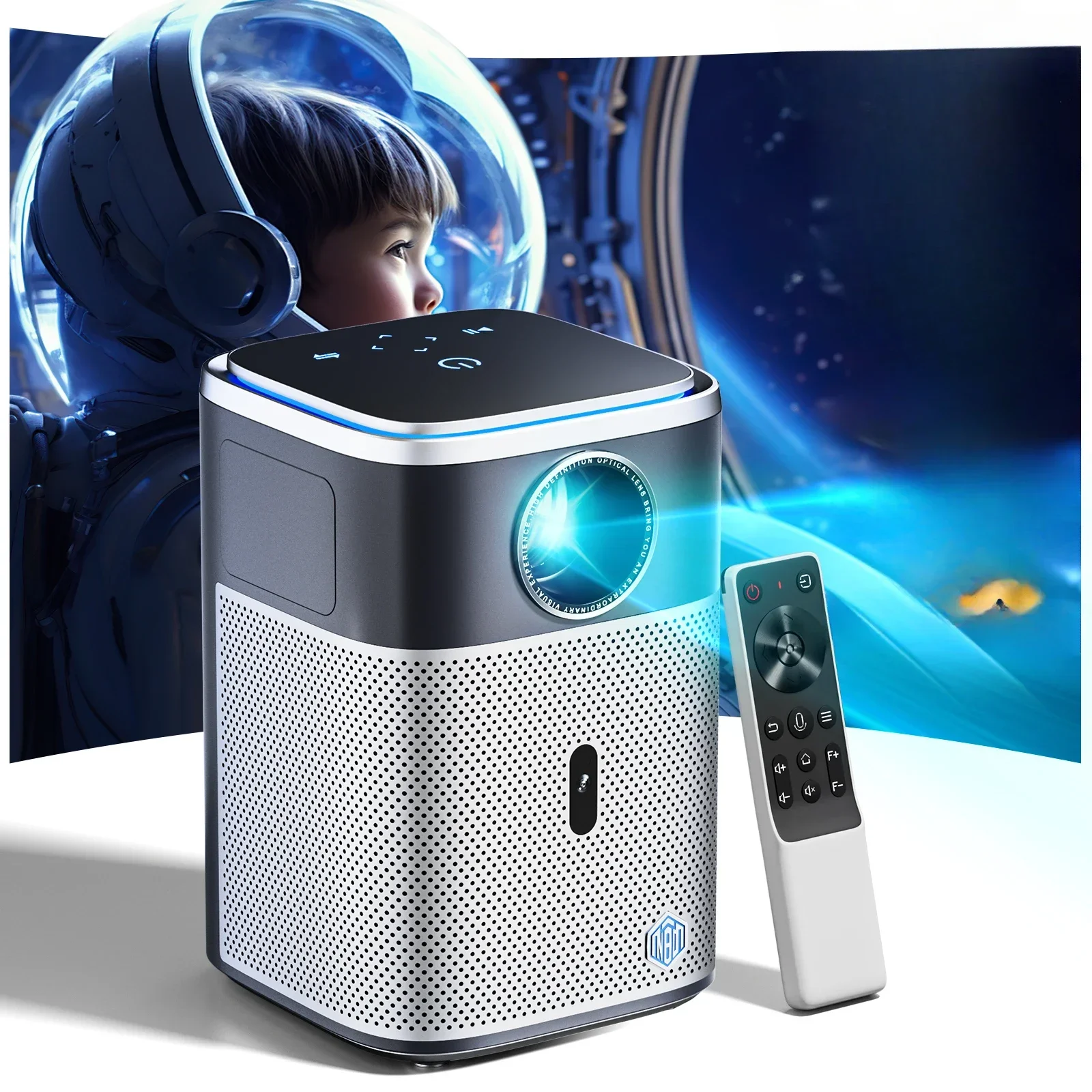 

-T100 Bluetooth Remote Control Table desktop TV wireless 4k movies projector
