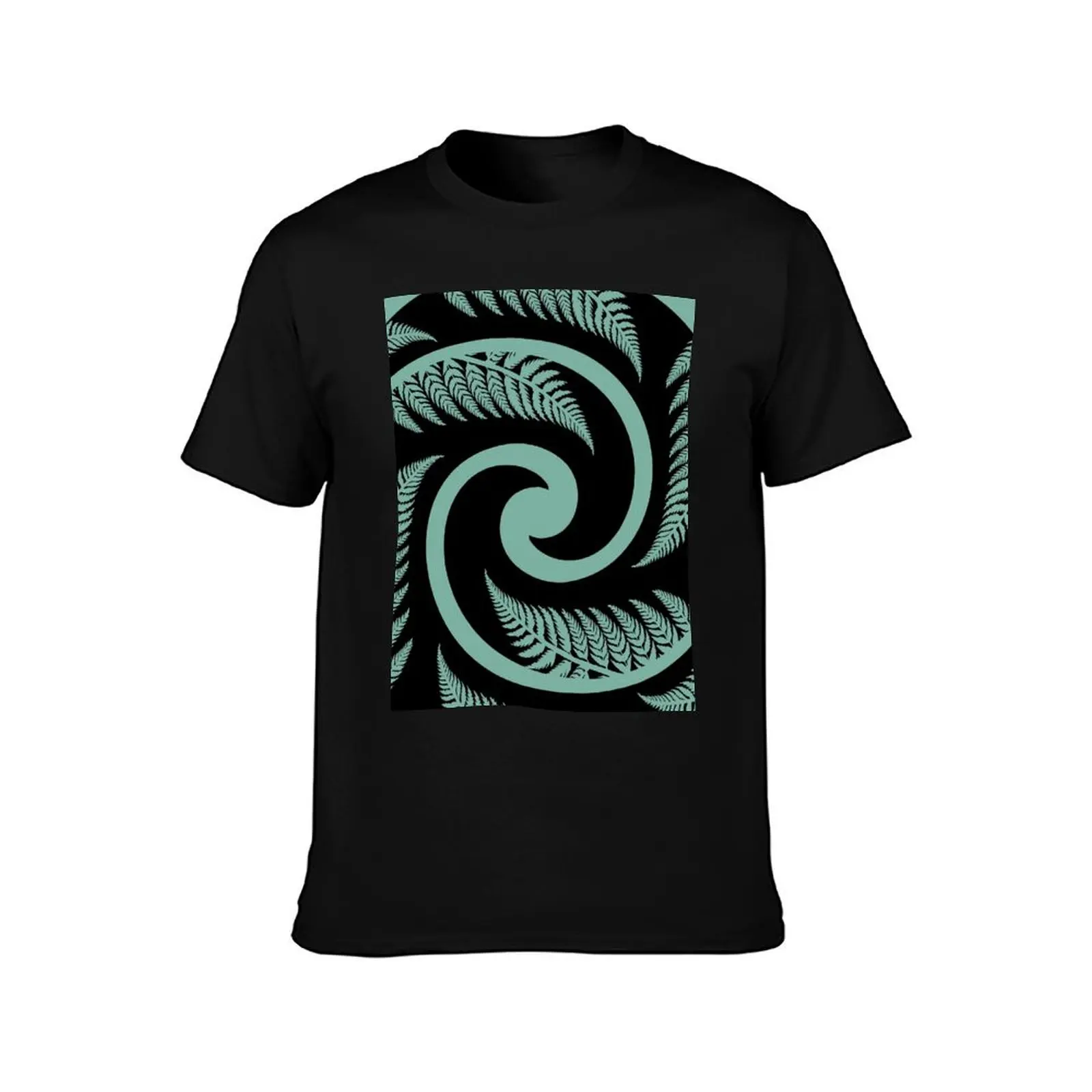 New Zealand Silver Fern in a KORU T-Shirt Light Athletic Short Sleeve Tee Shirt T-Shirt