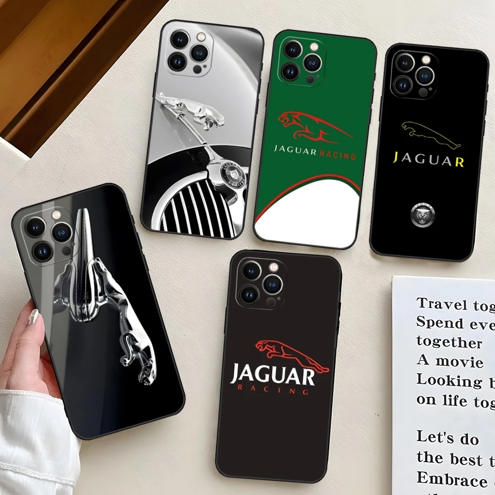 J-Jaguar-s logo Phone Case for iphone 15 Pro Max 14 Mini 13 12 11 X Xr Xs 6 15 7 8 Plus Back Cover