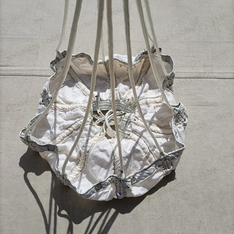 1개 모델 항공기 보호용 낙하산 캐노피 지름 50cm 면 파일럿 낙하산 어린이 및 성인용 비행 장난감