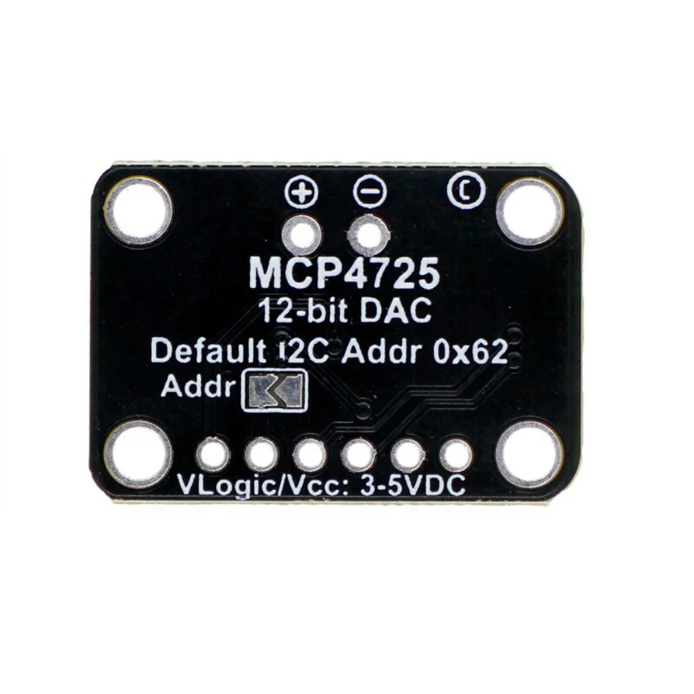 MCP4725 12-Bit DAC Module I2C Breakout STEMMA QT Qwiic for Arduino Electronics Projects