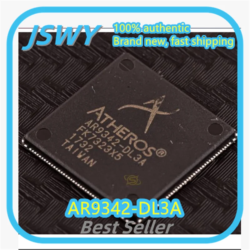 

(3/30 pcs) AR9342-DL3A AR9342 QFN48 Wireless Router Chip Brand New Original Large Stock