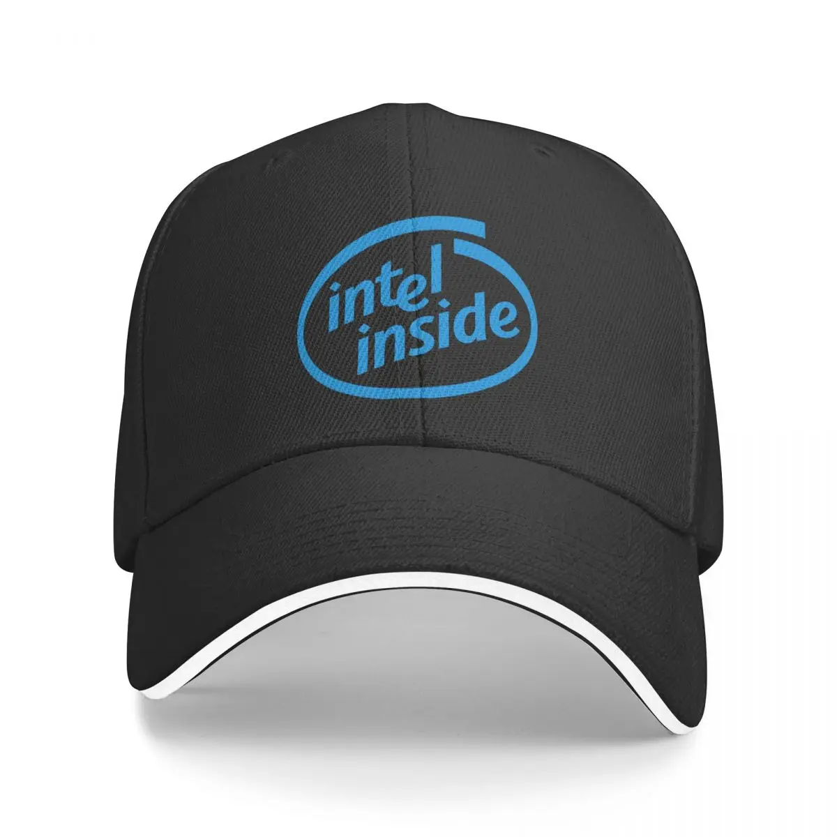 Intel Dentro Bonés De Beisebol, Chapéus Sandwich Casual