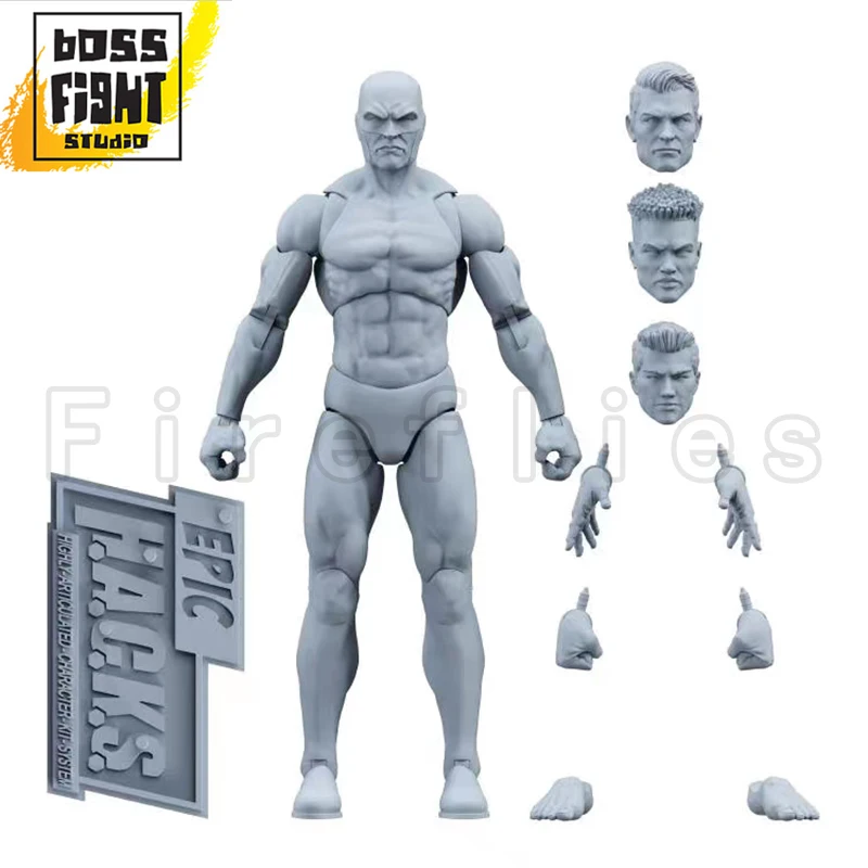 ฟิกเกอร์แอคชั่น 1/12 ขนาด 6 นิ้ว บอสไฟท์ สตูดิโอ ตัวละครแฟนตาซี แบบเปล่า ชาย/หญิง ของสะสมอนิเมะ โมเดลของเล่น