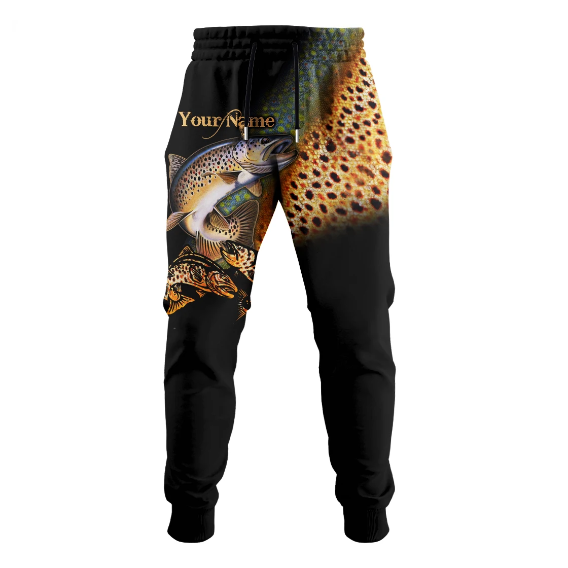 Beautiful Pike Fishing Custom Y2k Pants Man 3D Printing Autumn Fashion Casual Joggers Hip Hop 2024 Trousers Outdoor Streetwear