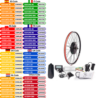 CSC 48V 1500W e-bike Conversion Kit Front rear hub Motor bike Kit Wheel for 700C 26inch 27.5inch 28inch 29 inch electric bicycle