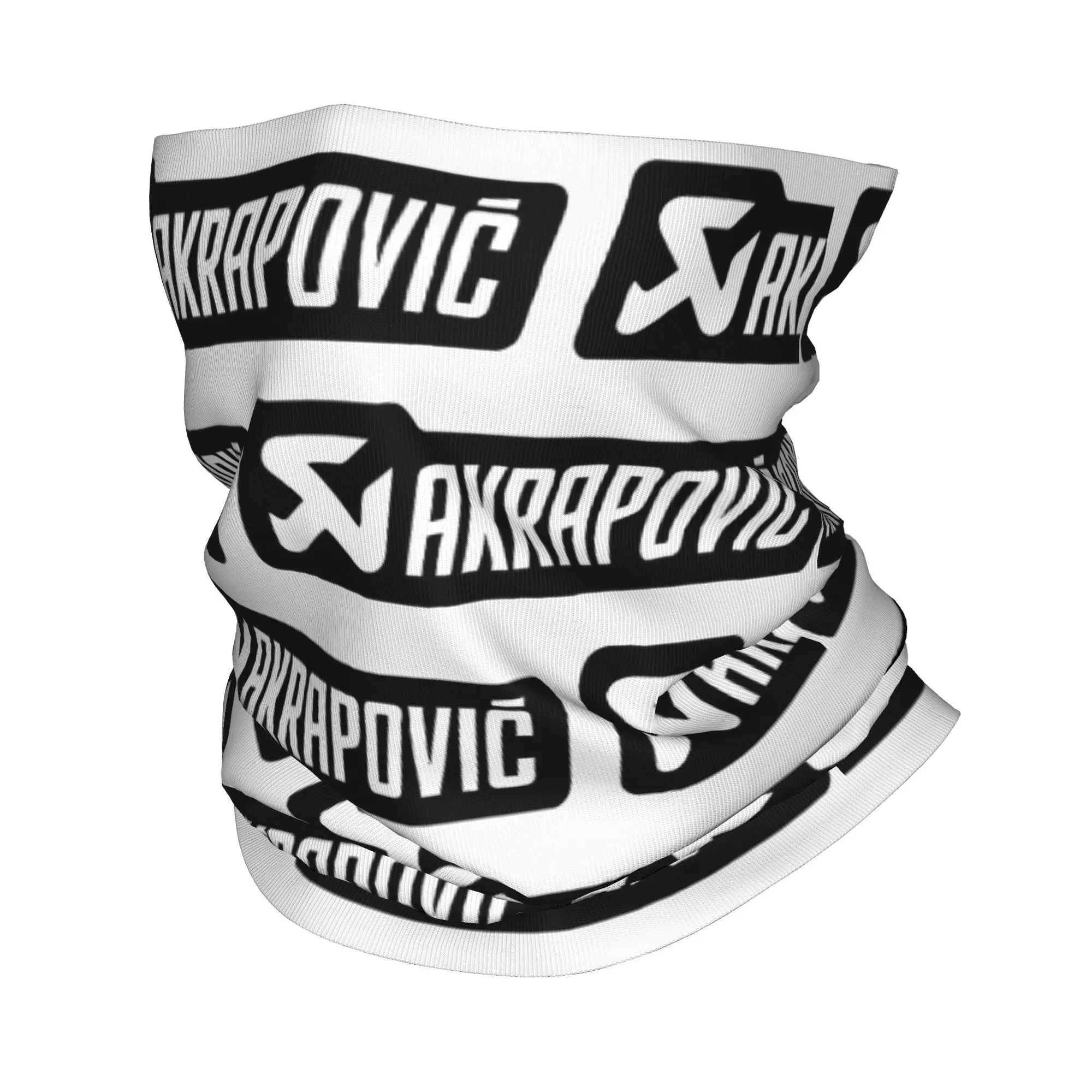 Custom Akrapovics AKS Moto Exhaust Bandana Neck Gaiter Windproof Face Scarf Cover Women Men  Headband Tube Balaclava