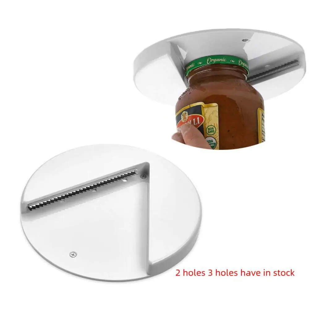 Jar Opener Round Can Opener Kitchen Cabinet Multifunctional Plastic Bottle Opener Under Table Convenient Efficient Household