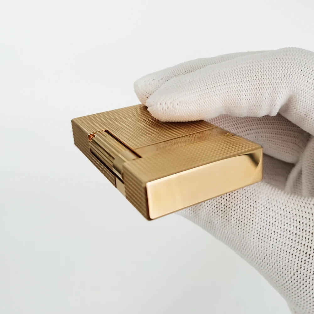 

Мемориальные зажигалки, маленькая решетчатая газовая бутан, Парижская зажигалка, открытый звук, аксессуар для курения для отца, лучший выбор, подарок 2025