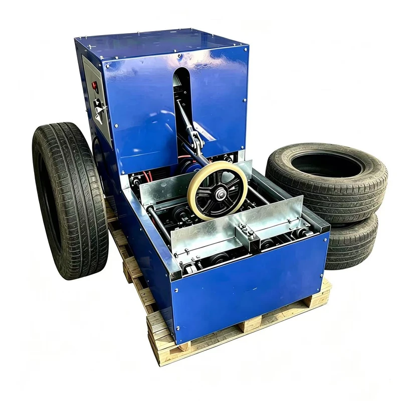 Big Tire Cutting Machine Truck Tire Sidewall Cutter Portable Tire Shredder For Sale