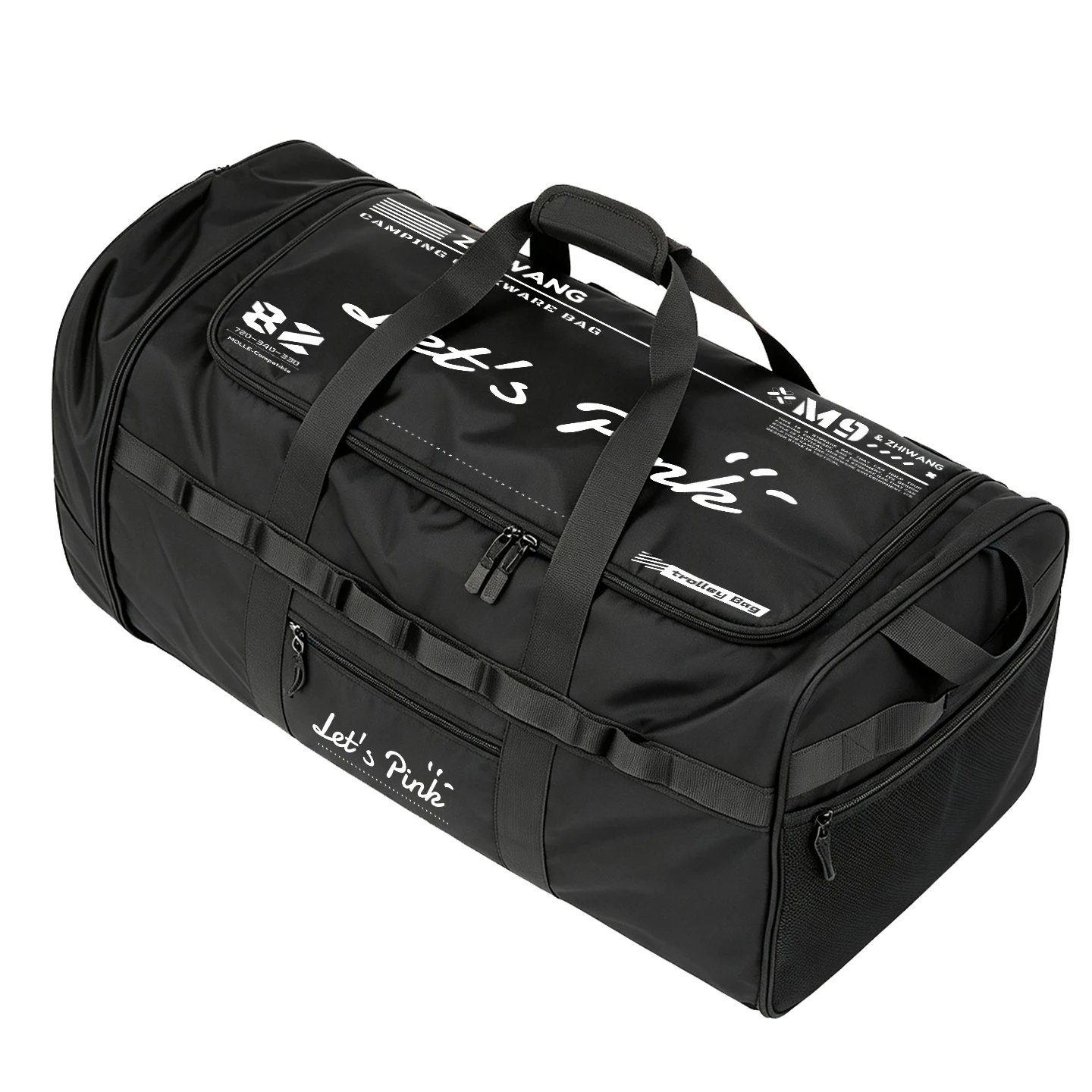 82l-large-capacity-foldable-wheeled-luggage-bag-portable-outdoor-camping-travel-storage-bag