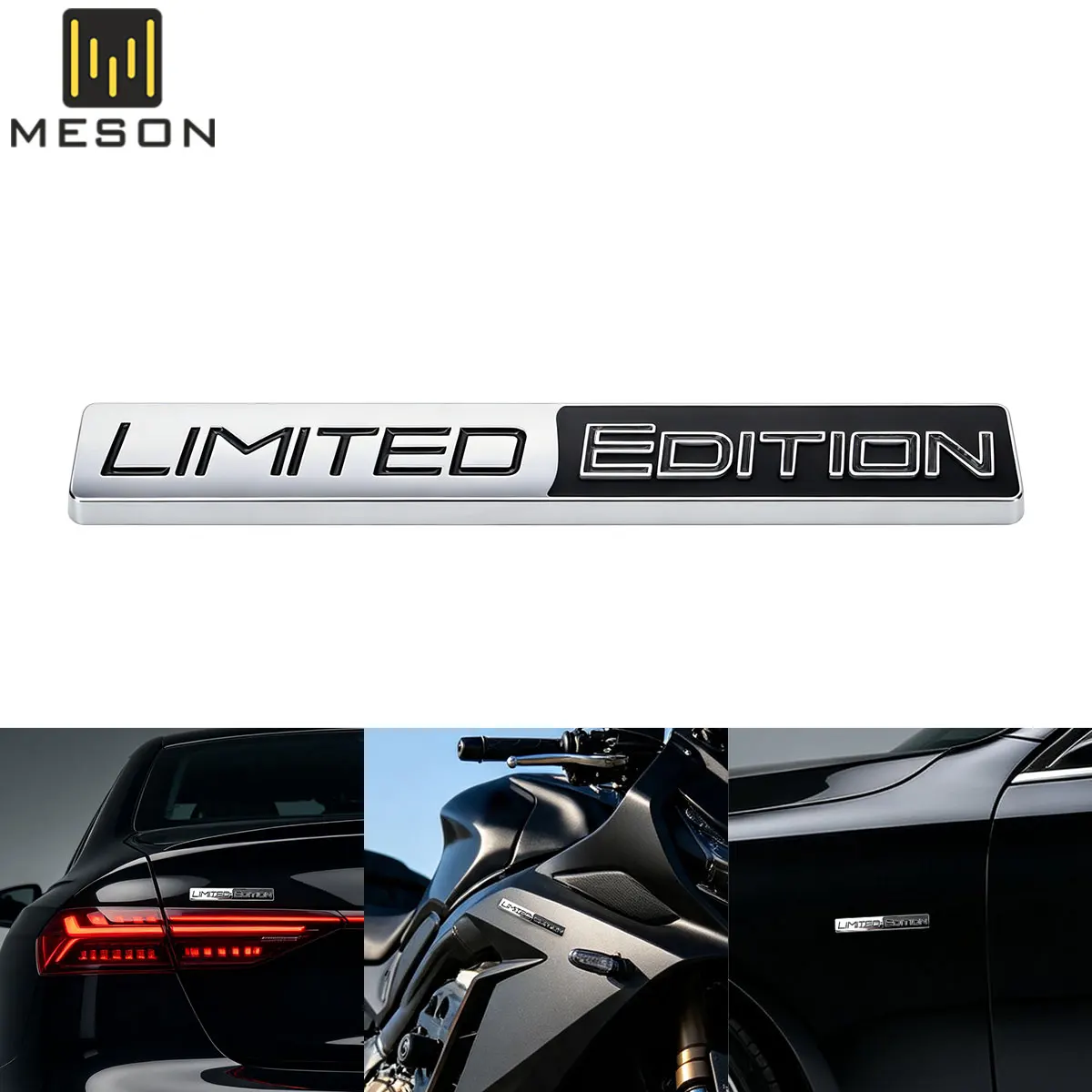 1PC Limited Edition Emblem 3D Metal Badges Decal Sticker Auto Racing Sport Emblem for Rear Trunk Side Fender Car Motorcycle