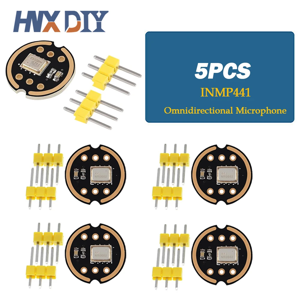 1-10 sztuk INMP441 moduł mikrofonu dookólnego interfejs I2S MEMS małej mocy moduł czujnika wyjścia cyfrowego o wysokiej precyzji — zdjęcie produktu 2