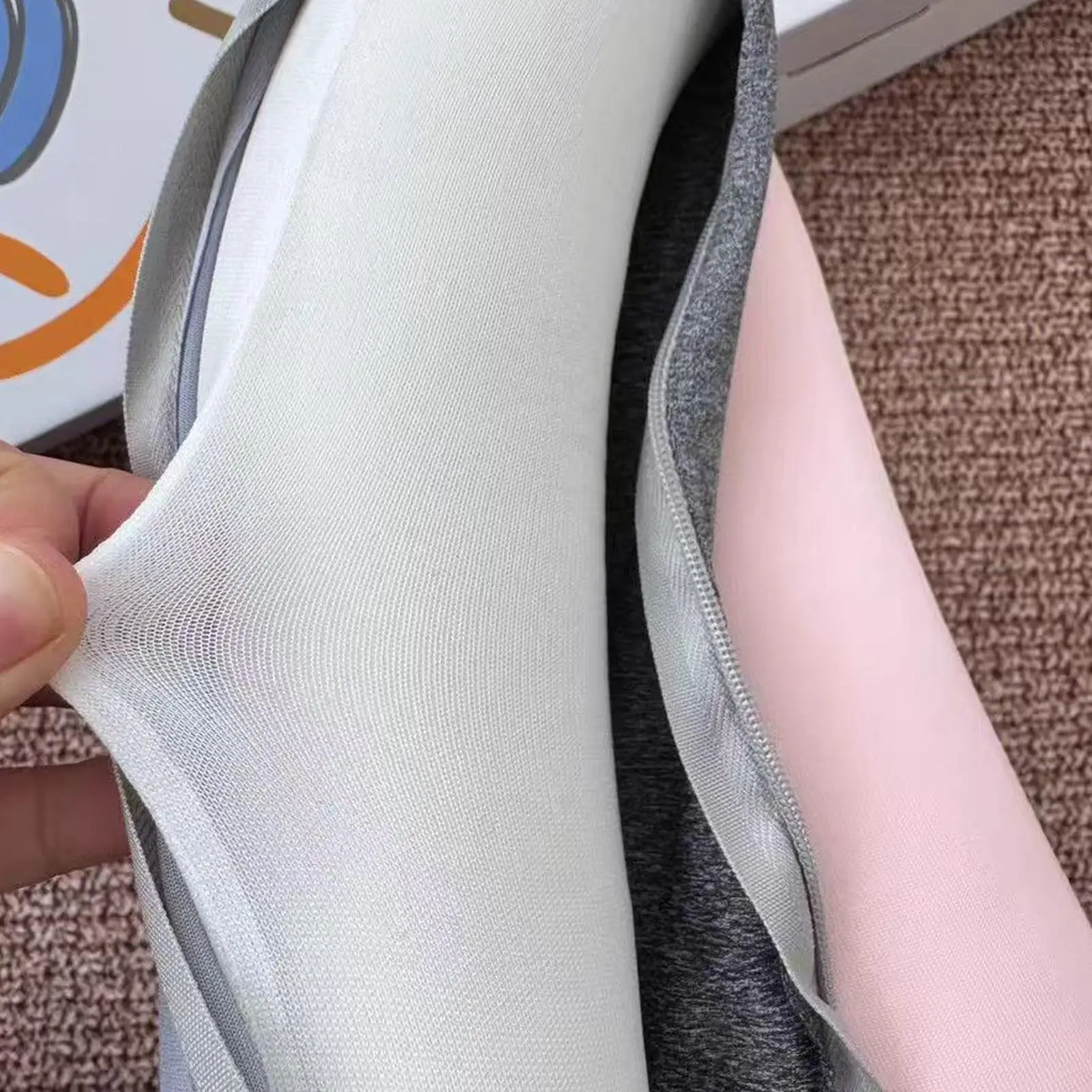 Travel Pillow Spiral Breathable Support Foldable Cushion Travel Neck Pillows For Airplanes For Car Sleeping Back Chair Office