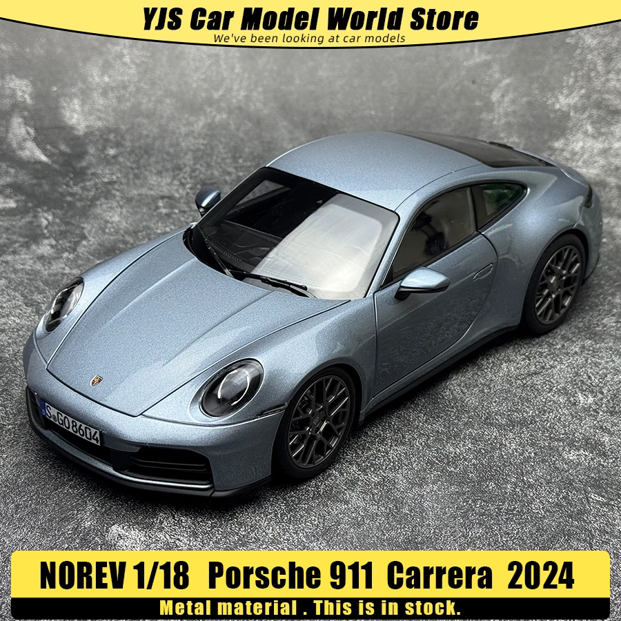 NOREV 1/18 Porsche 911 Carrera 2024 964 Metal Material Car Model Sports Car Holiday Gift Collection