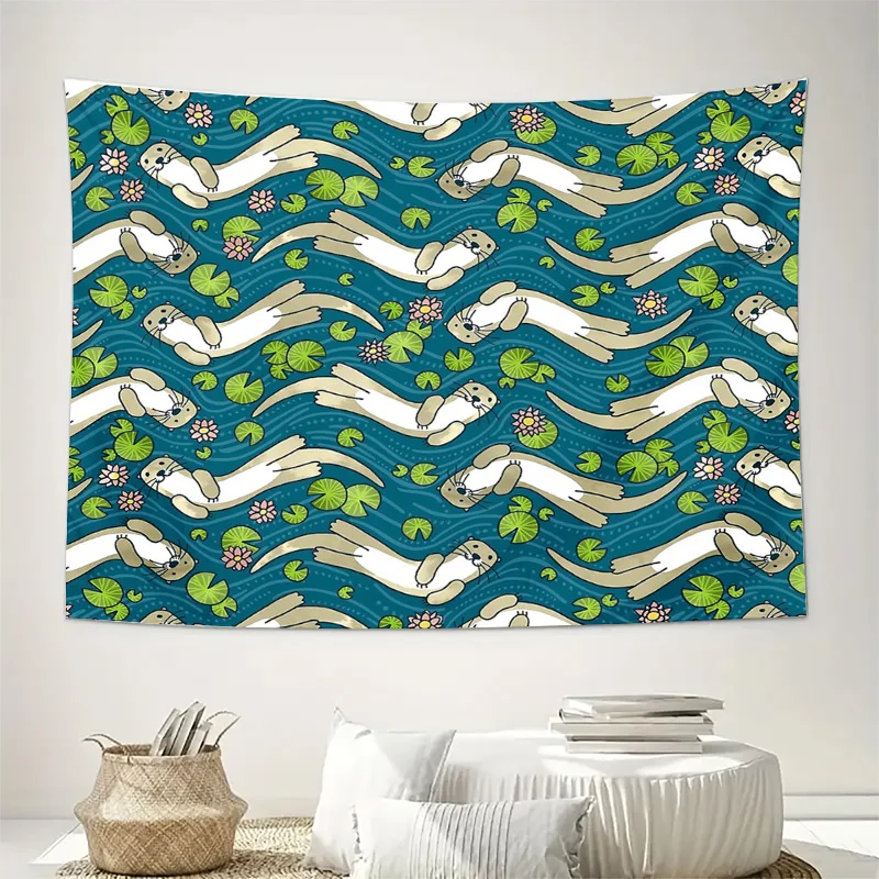 المحيط قضاعة نسيج الجدار الشنق طبيعة الغابات الحيوان ديكور المنزل غرفة النوم الجمالية النوم جدار الفن هدية #2