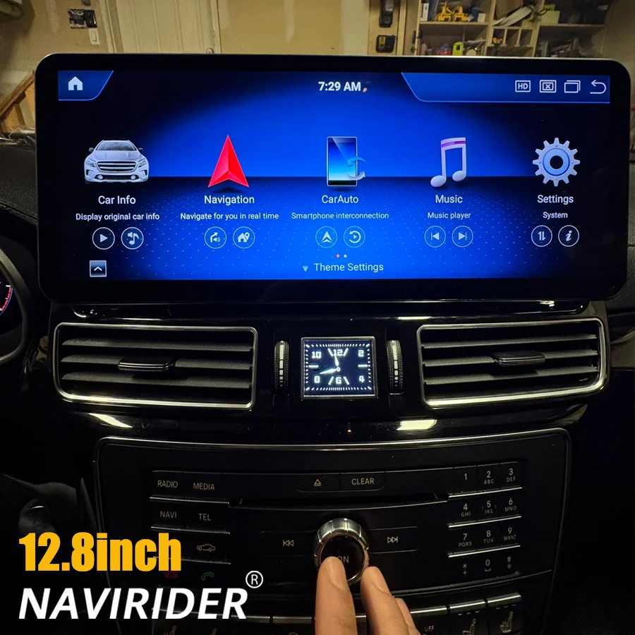 

12,8-дюймовый мультимедийный проигрыватель для Mercedes Benz ML GL W166 X166 2012-2015 с Android 15, CarPlay, 4G, Wi-Fi, GPS-навигацией и HD-экраном