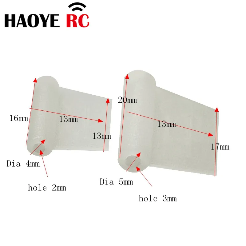 Haoye 20 Pcs Aileron Torque Rod Hinges For RC Electric Airplanes Parts Foam Model Replacement Accessories