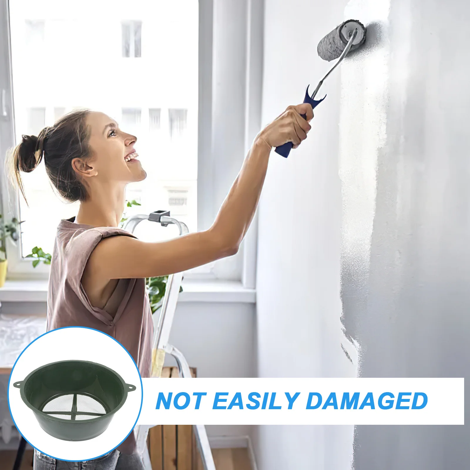 

Stable Paint Filter Strainer Fine Mesh for Oil Paints Reusable No Deform Break Long Lasting Use Paint Strainer