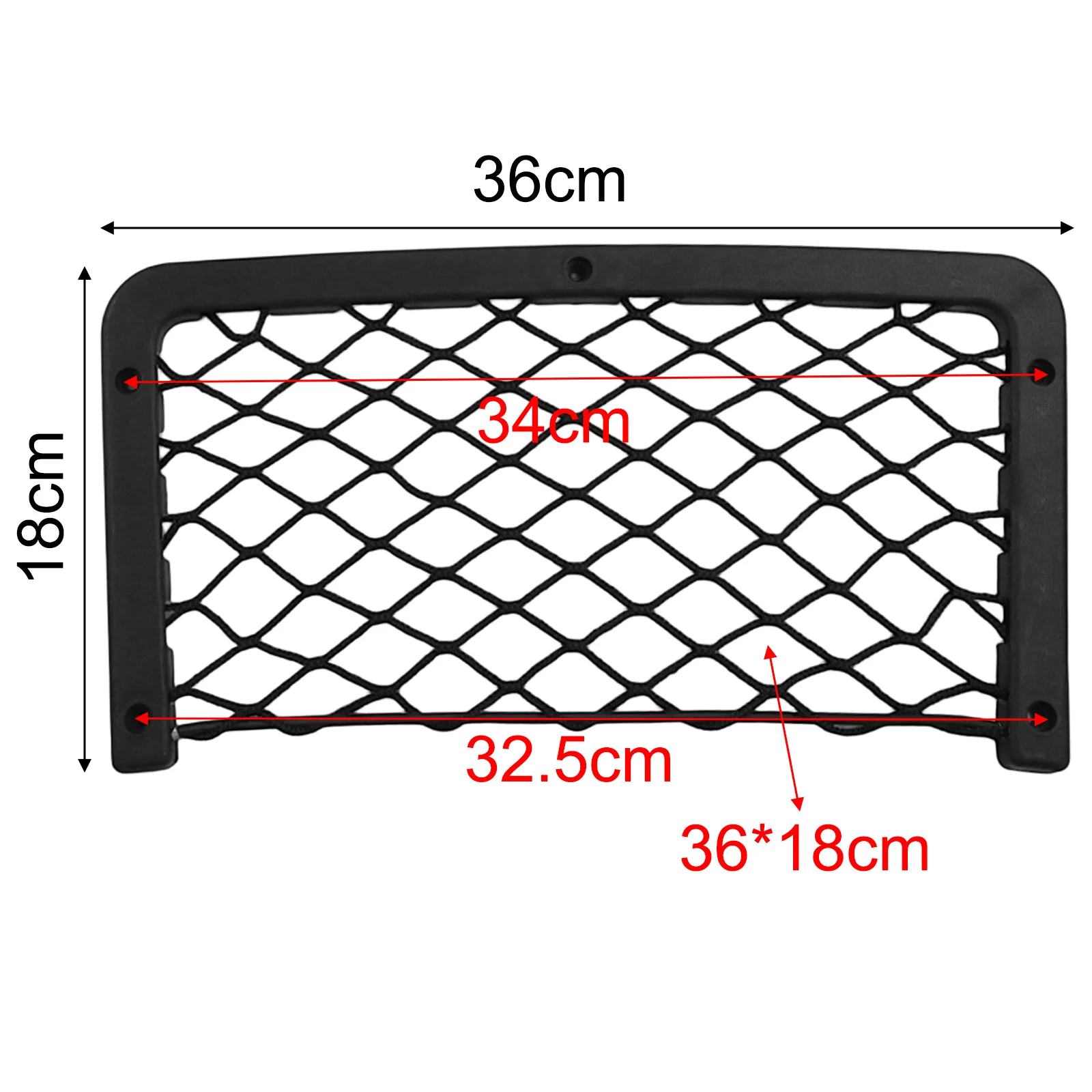 2X Large Elastic Storage Net Magazine Holder Rack Storage Bag Bus Boat Car Seat Stowing Tidying Net 2X Large Elastic