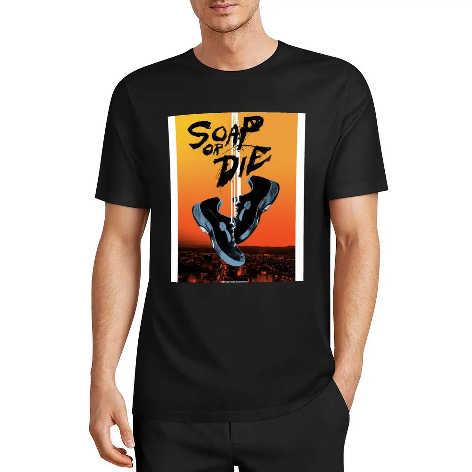 RYAN JAUNZEMIS SOAP OR DIE Movie Poster T-Shirt anime figures man t shirt men graphic t shirts