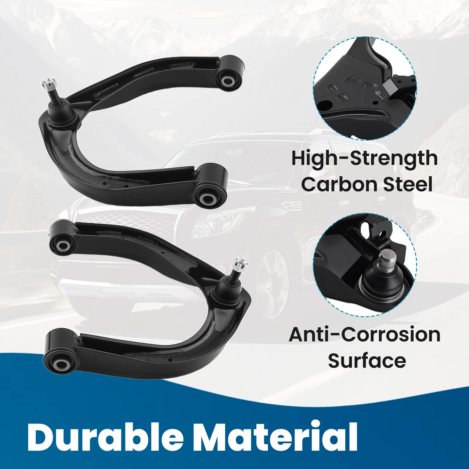 Front Upper Control Arms For Nissan Titan 2004-2015 2017-2019 K620650 K620649 New