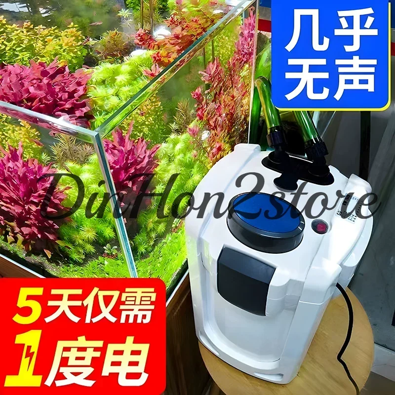 Outside the tank filter bucket fish tank filter water purification circulation three-in-one external silent grass tank filter