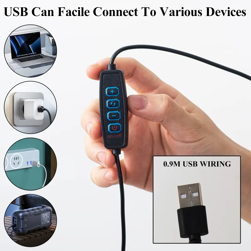 مصباح مكتبي ديكور الطيور الإبداعية أباجورة USB التوصيل أضواء الليل