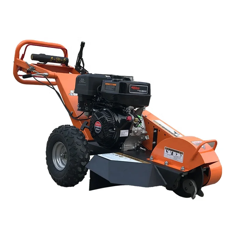 Most Popular Compact 8 Super Big Teeth 15  Petrol Engine Powered Tree Stump Grinder Machine/stump Grinder with TUV CE EPA UKCA