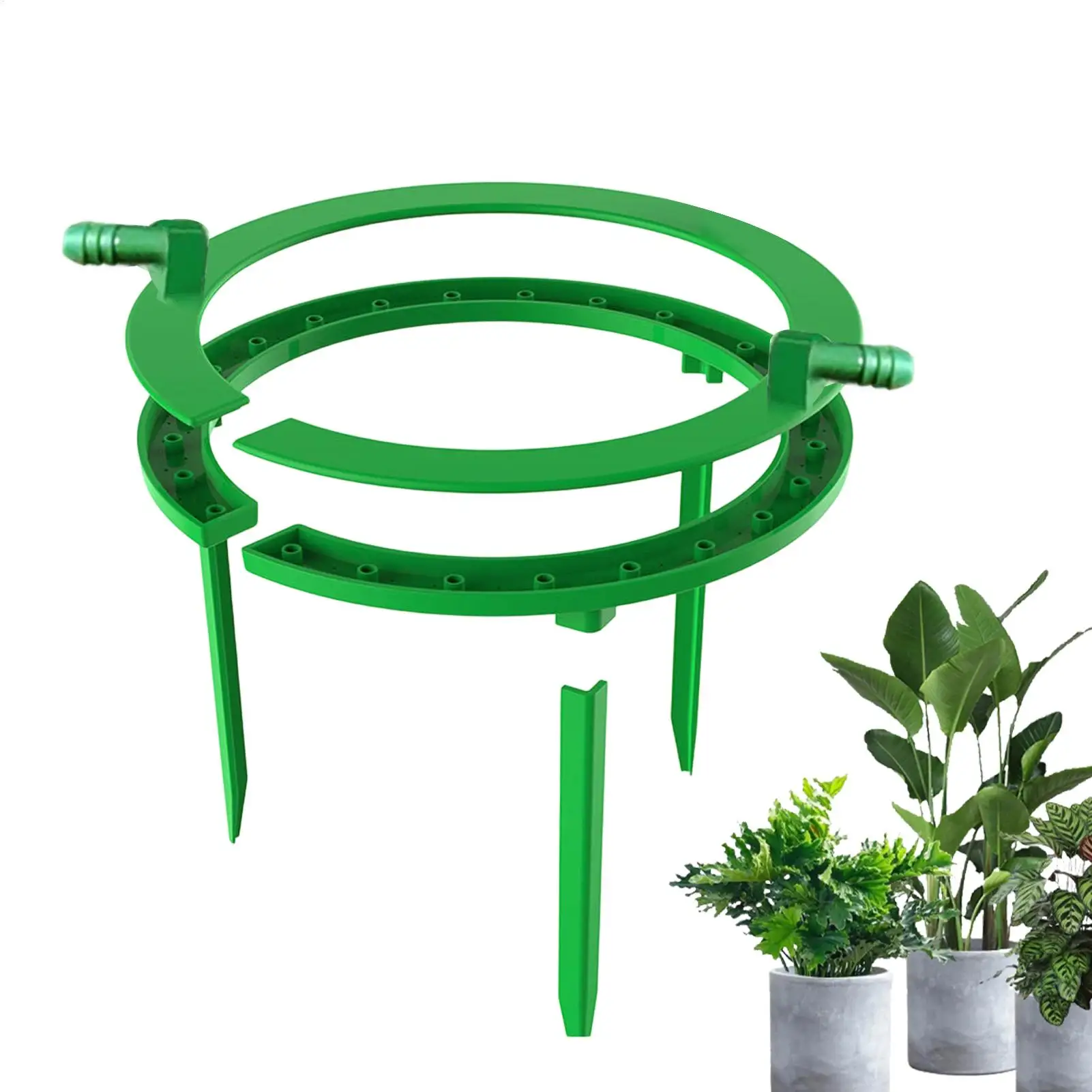 5in Plant Dripper 3 Leg Support Drip Emitter Sturdy Water Ring Plant Watering Tool For Watering Plants Ideal Water Distribution