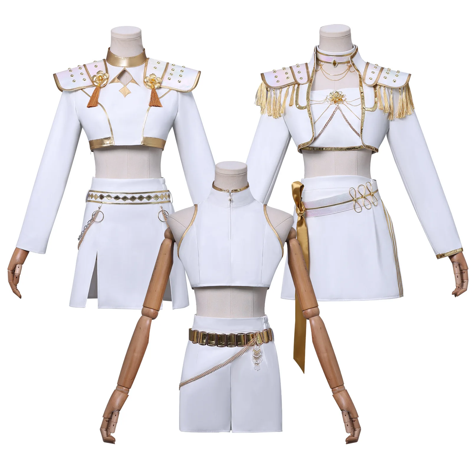 

Kpop Demon Hunters Rumi Zoey Mira Cosplay Costume Disguise Women Full Set Outfit Halloween Carnival Party Costumes