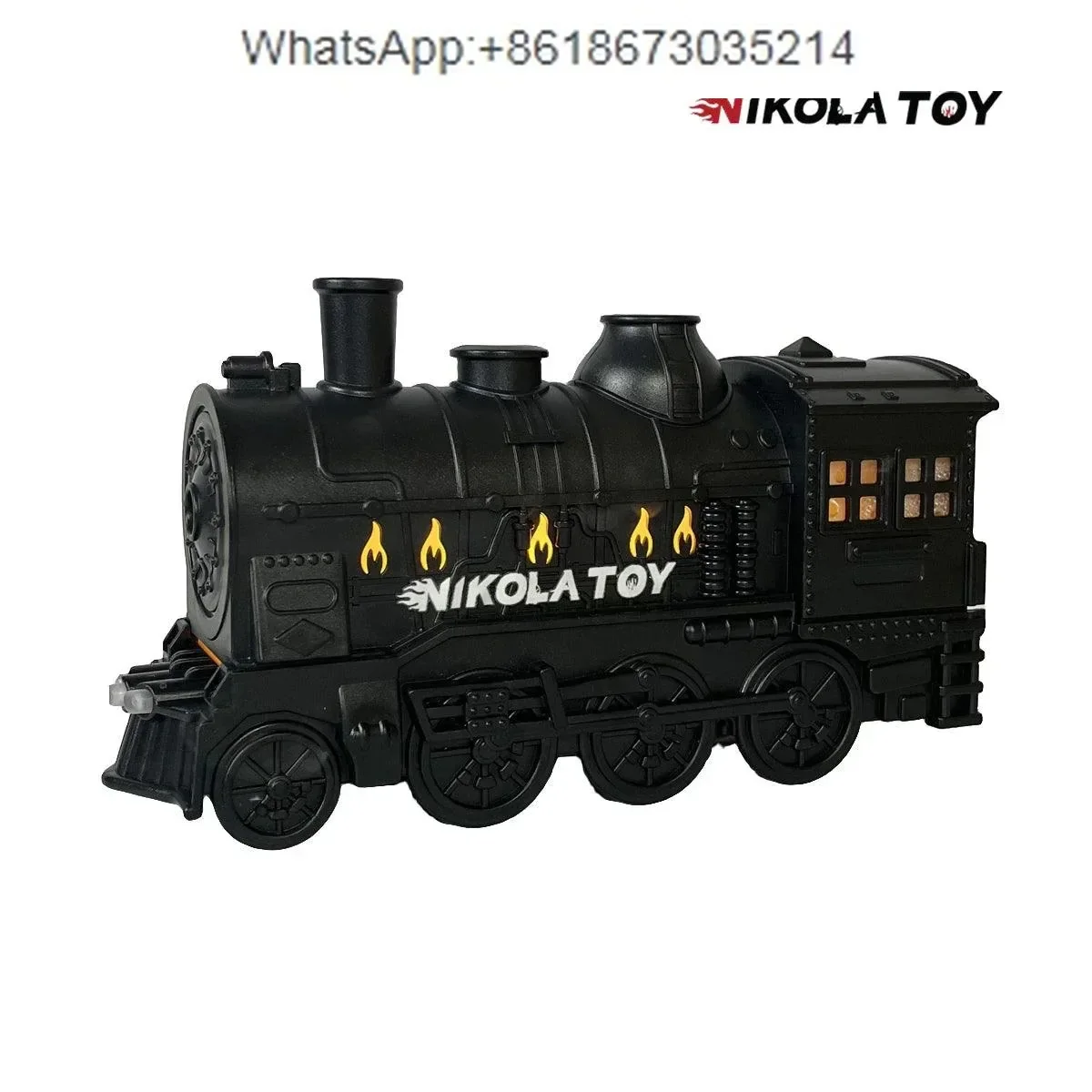 Retro steam train humidifier desktop ornament steam  model