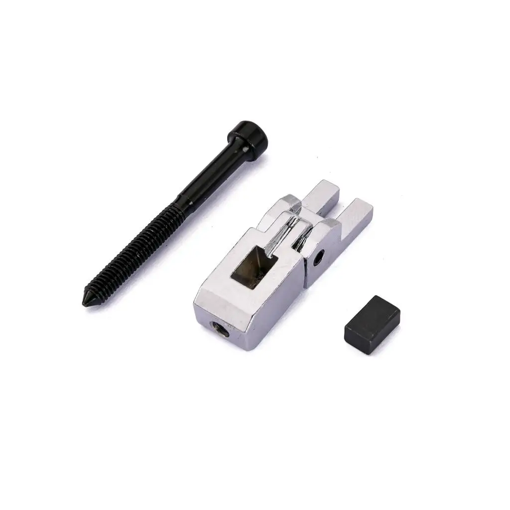Guitar Saddle Metal Bridge Double Locking Design Silver Black for Electric Guitar Repair Tools