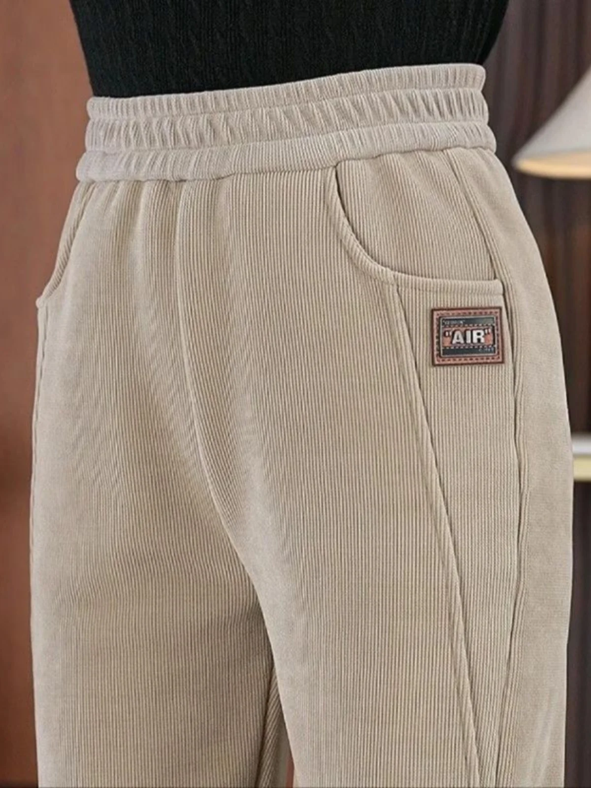 

Утепленные брюки больших размеров с высокой талией, повседневные, осенне-зимние, новые, модные, стройнящие, теплые, длинные брюки