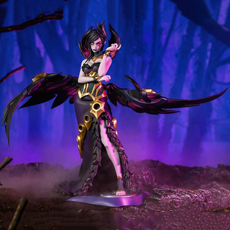 In Stock Genuine Original League of Legends The Fallen Morgana Action Anime Figure Collectible Dolls Statuette Ornament Toy Gift