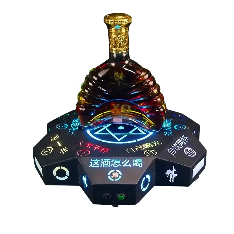 Party Lounge Nightclub Display Stand Game Bottle Beautifier with Fun Game Features