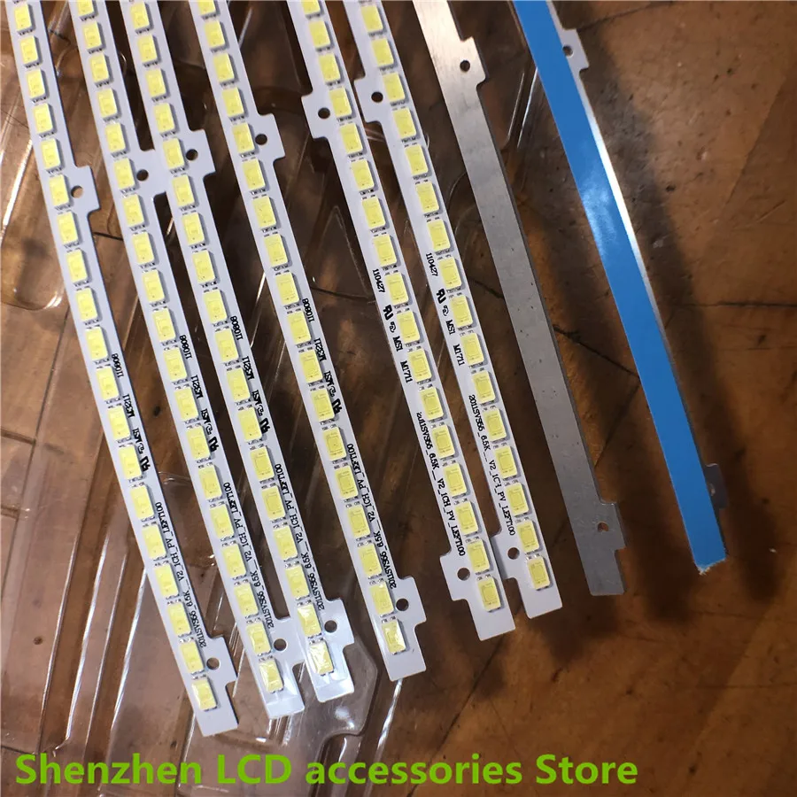4 أجزاء/وحدة LED شريط إضاءة خلفي UE55D6100 2011SVS55-FHD-5K6K-RIGHT LTJ550HW03 JVG4-550SMB-R1 100% جديد 100 مصباح 680 مللي متر