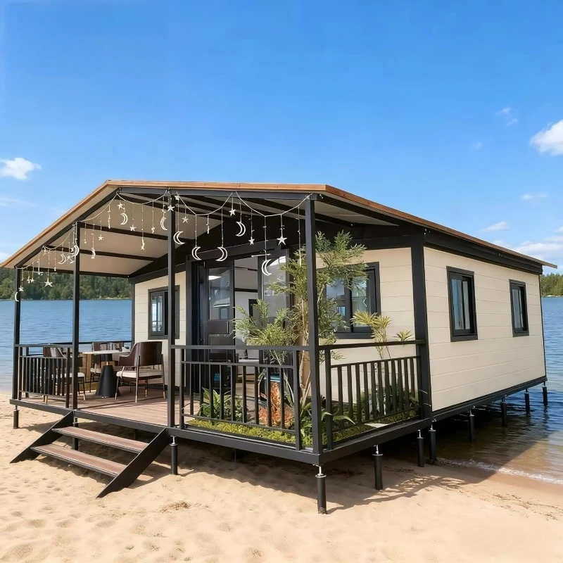 Prefabegrated House On Wheel Shipping Prefabricated Movable Luxury Home Tiny House Customized New Design