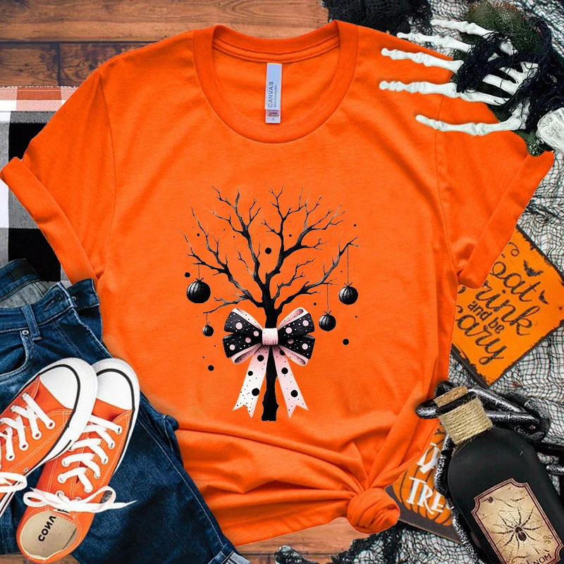 

Halloween Tree T-Shirt Men Women T Shirt Cosplay Clothes Streetwear Tee Shirt Plus Size Tops