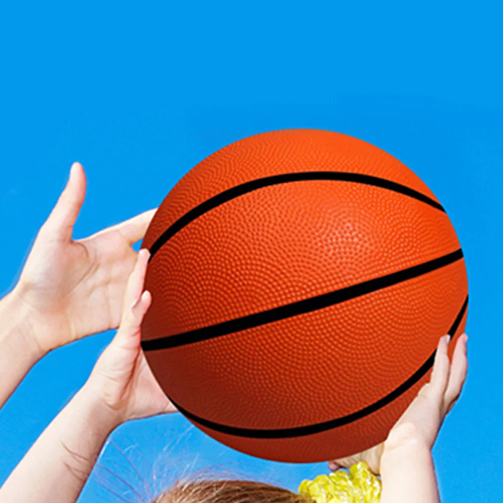 2-teiliges Basketballspielzeug für draußen, Spielzeug, drinnen, Elastizität, für Kinder, Kunststoff, für Kleinkinder