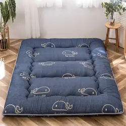Futon mattress soft pad thickened tatami mat household floor mat Student dormitory single bed foldable sleeping mat