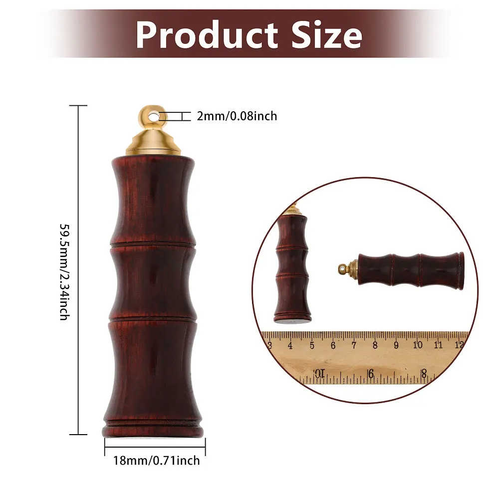 4Pcs Wooden Nut Box Pendants with Screw Cap Secret Canister Openable Charms for DIY Keychain Necklace Crafting Jewelry Making
