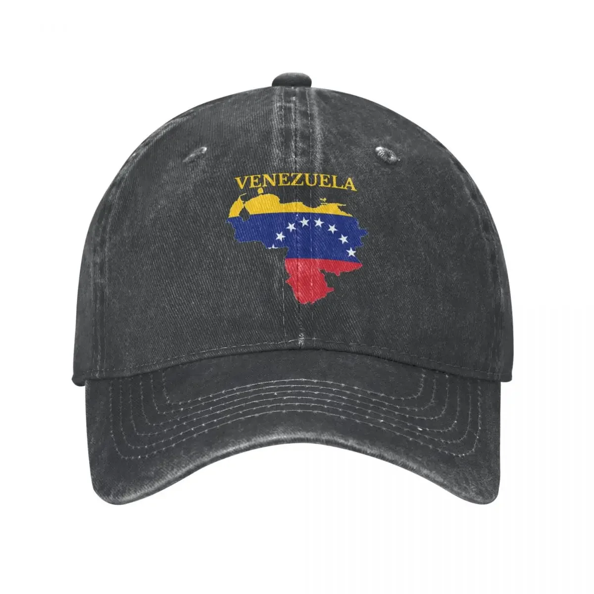 Venezuela Map Flag Baseball Cap Classic Distressed Washed Venezuelan Snapback Hat Unisex Outdoor Activities Caps Hat