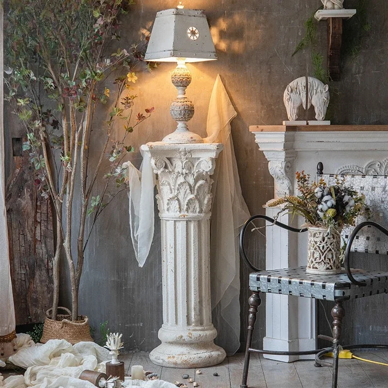 American vintage old wedding props Roman column B&B living room garden balcony ornament decoration column
