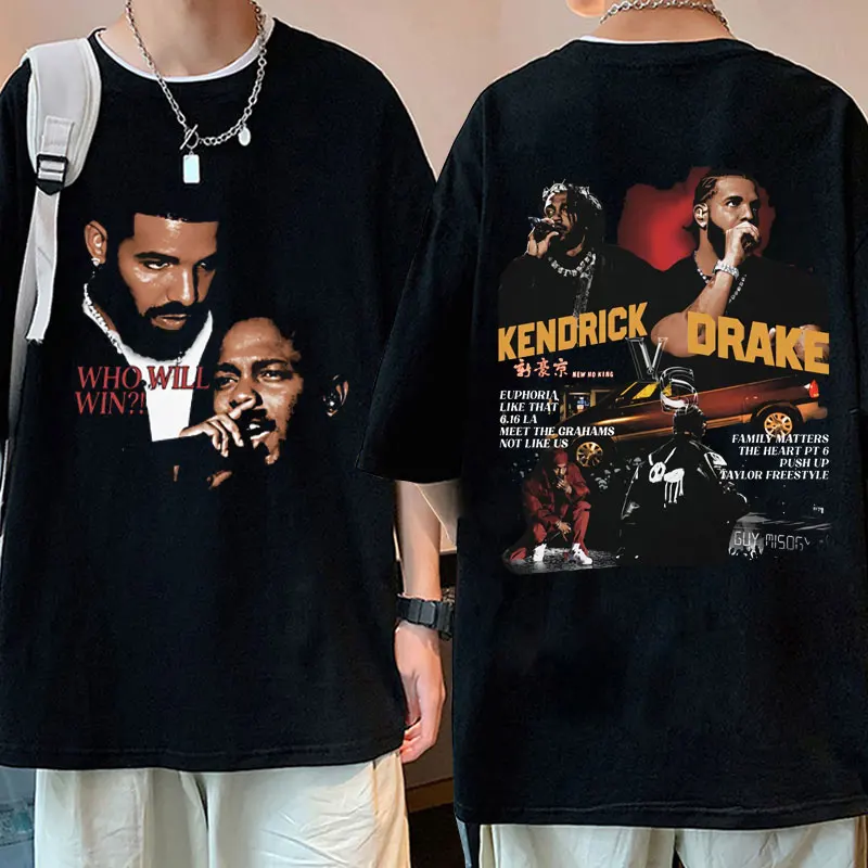 

Vintage Rapper Drake T Shirt Men's Women's Summer Fashion Hip Hop T-Shirt Tops Oversized Streetwear Short Sleeve Tee Shirts Male