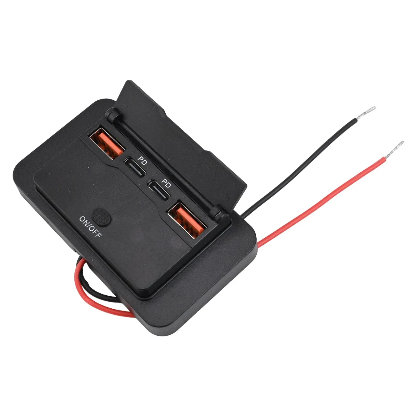 4 Ports 12V Car Charger with Dual PD3 0 and For QC3 0 Perfect for Long Journeys and Group Travel Charging Needs