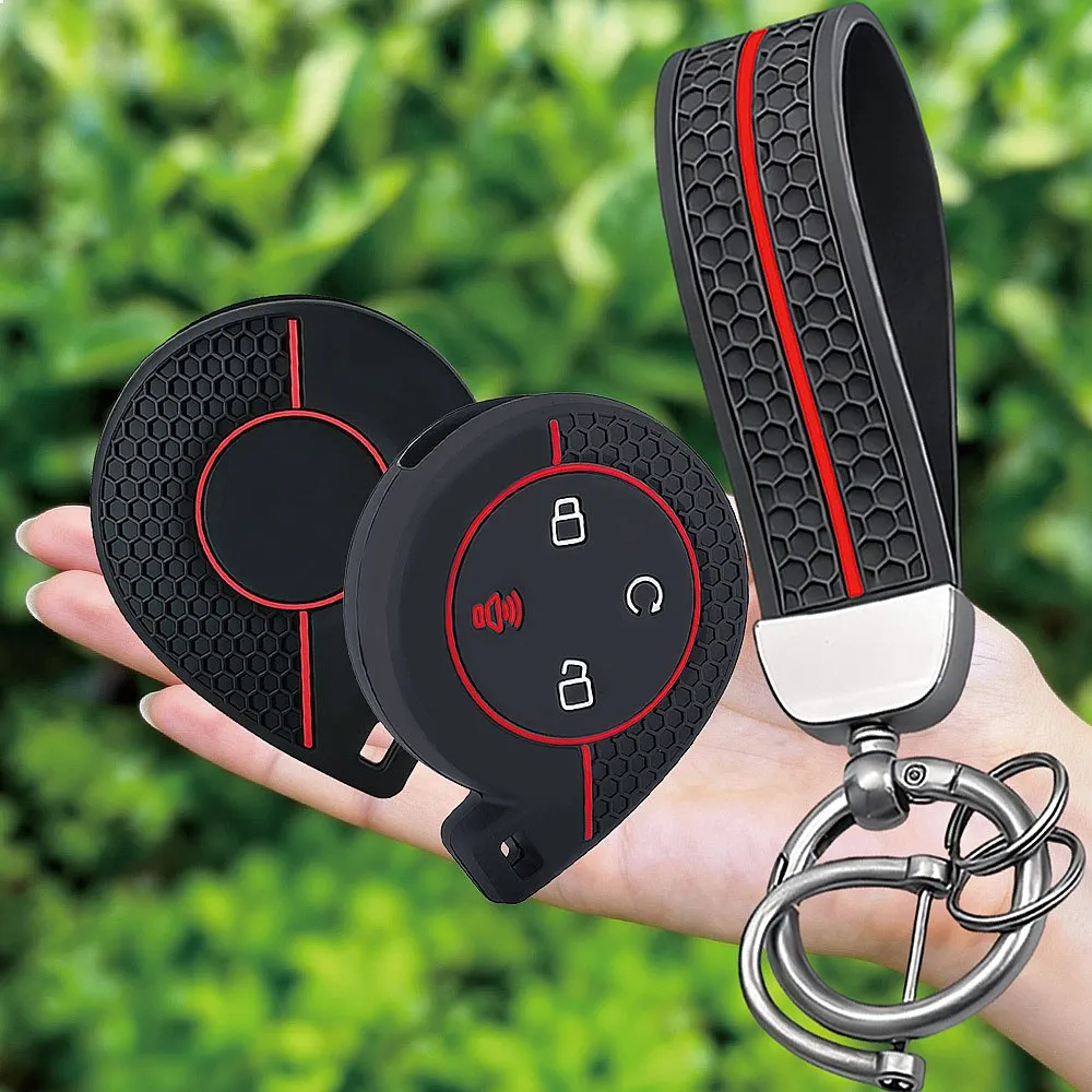 Silicone Car Remote Key Fob Cover For Great Wall Mountains Seas POER Truck GWM P Series Pickup Alpha Rubber Case