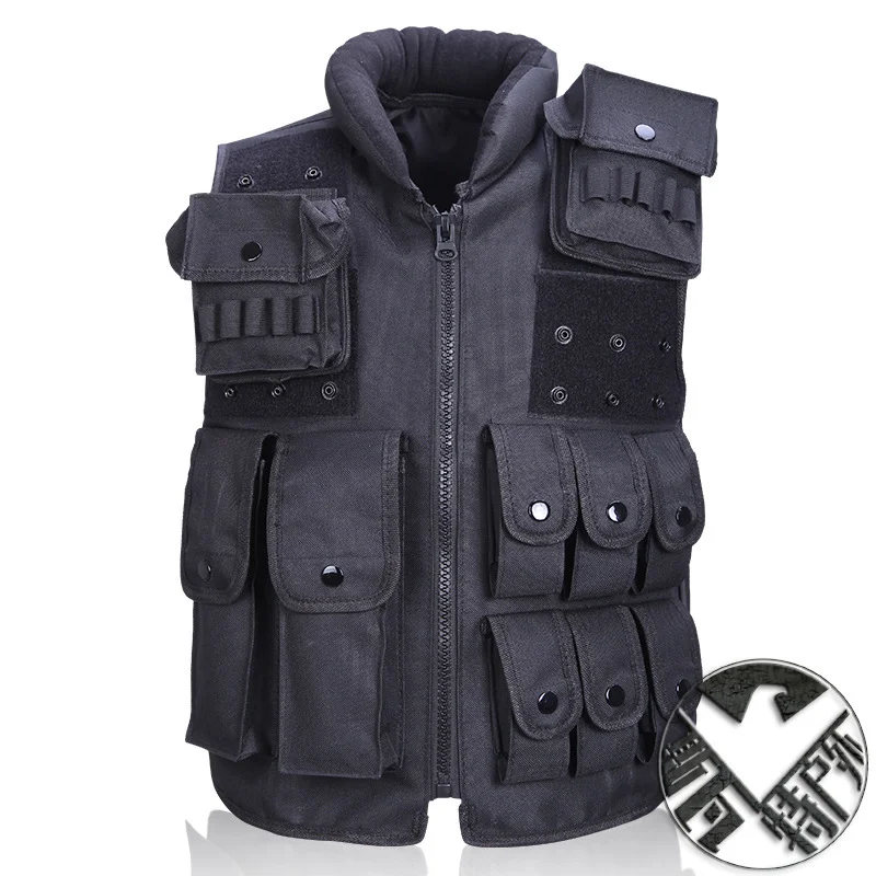 

Security Tactical Tank Top Outdoor Training Combat Equipment Live CS Multi Pocket Waterproof Adhesive Buckle Tactical Vest