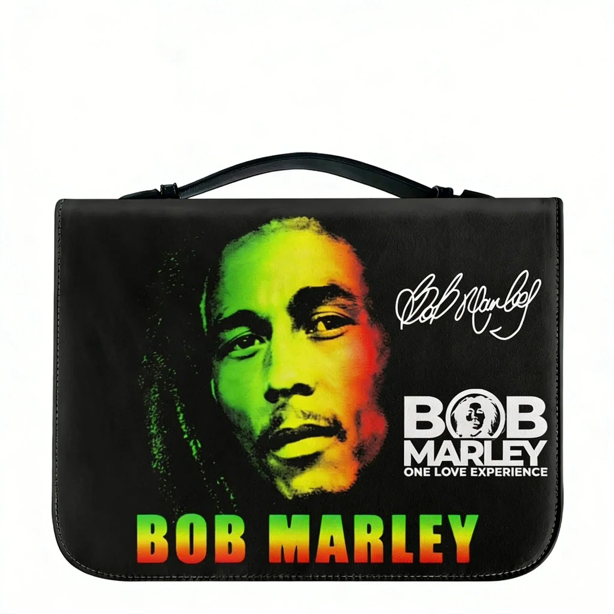 

Водонепроницаемая кожаная сумка-чехол для Библии с карманами, подарок для христиан, в стиле Боба Марли, рэгги, ямайский певец
