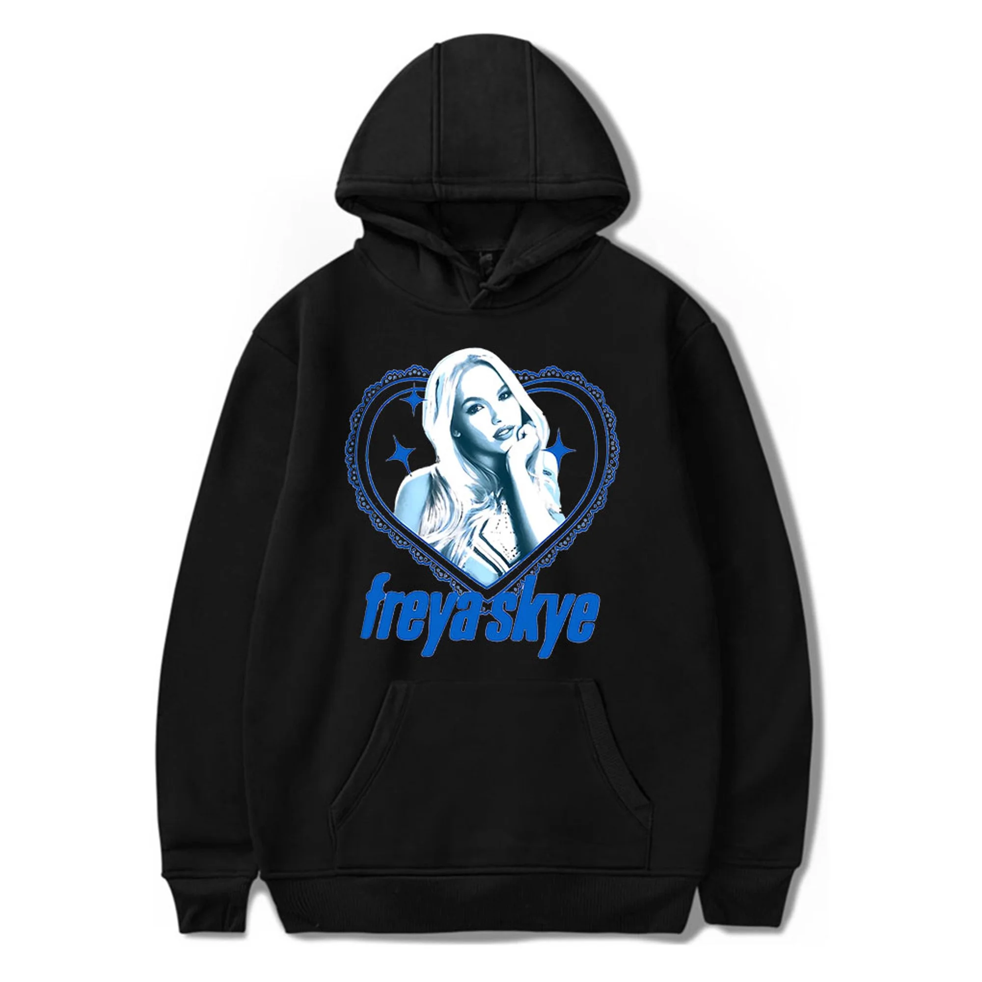 

Freya Skye merch Freya Skye Tour толстовка с капюшоном и карманами на шнурке для мужчин/женщин модный концертный пуловер
